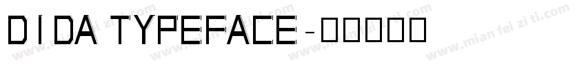 DIDA TYPEFACE字体转换
